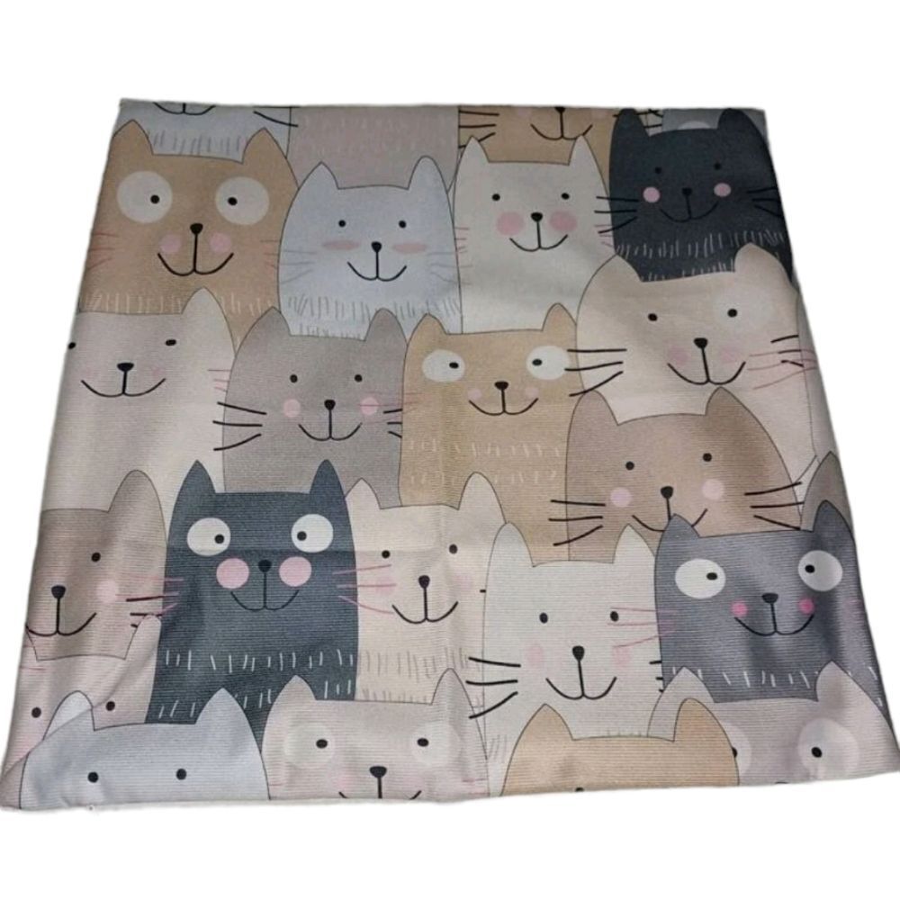 Cat Pattern Pillow Cover - Picture 3 of 5